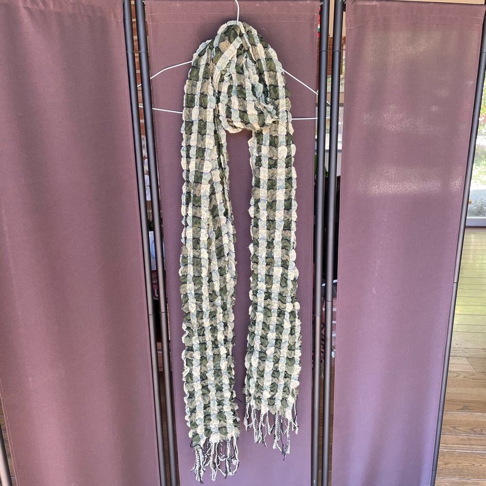 Cotton Checkered Scarf